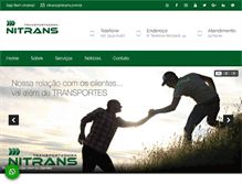 Tablet Screenshot of nitrans.com.br